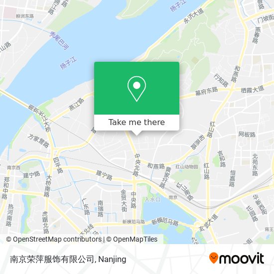 南京荣萍服饰有限公司 map