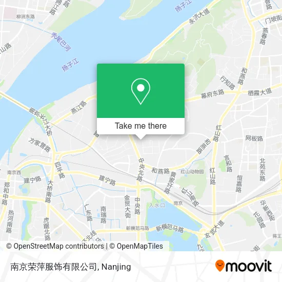 南京荣萍服饰有限公司 map