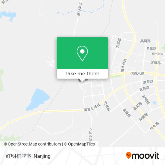 红明棋牌室 map
