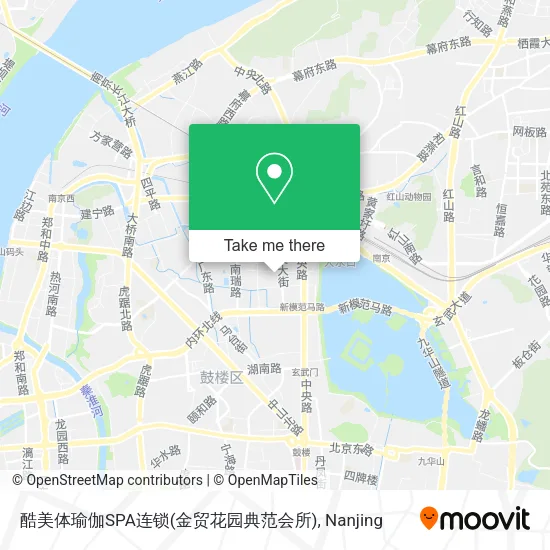 酷美体瑜伽SPA连锁(金贸花园典范会所) map