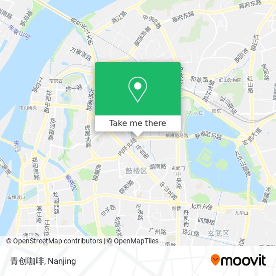青创咖啡 map