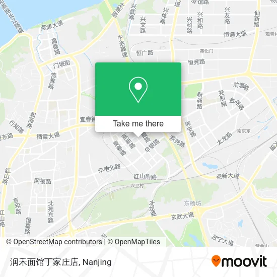 润禾面馆丁家庄店 map