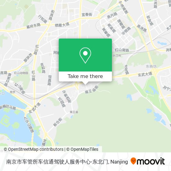 南京市车管所车信通驾驶人服务中心-东北门 map