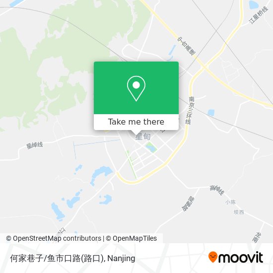 何家巷子/鱼市口路(路口) map