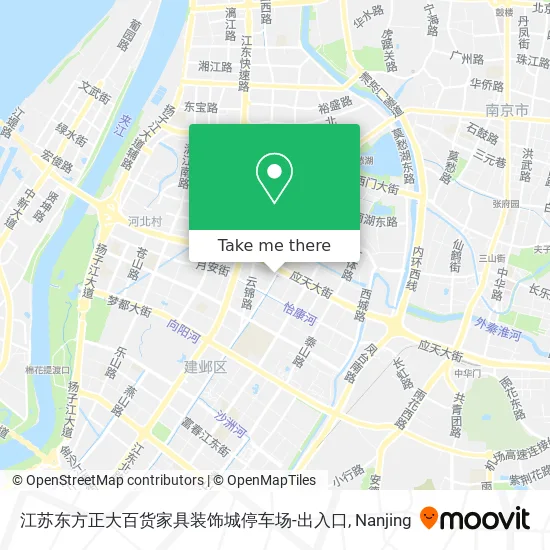 江苏东方正大百货家具装饰城停车场-出入口 map