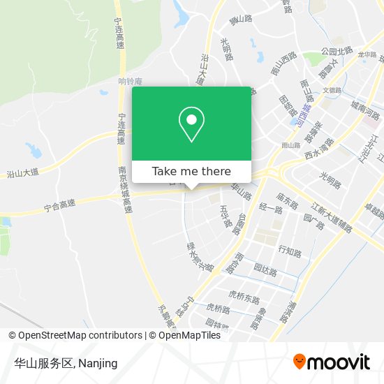 华山服务区 map