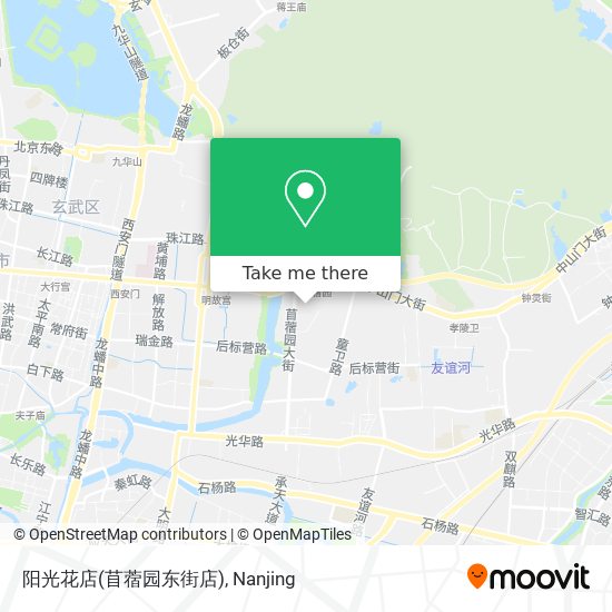 阳光花店(苜蓿园东街店) map