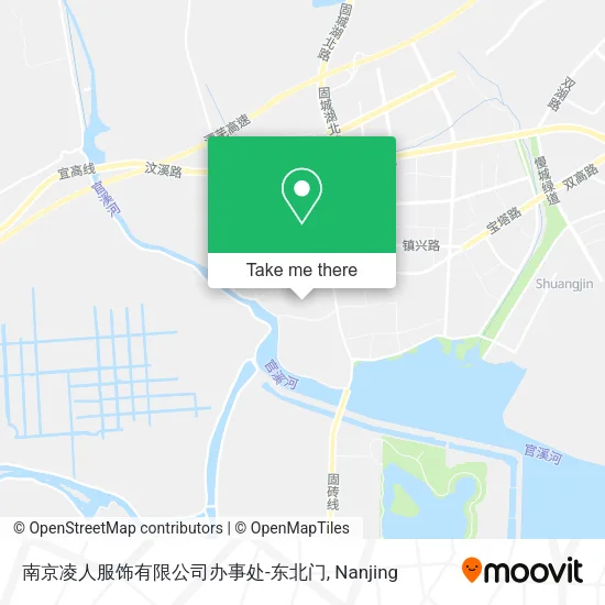 南京凌人服饰有限公司办事处-东北门 map