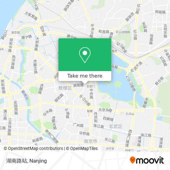 湖南路站 map