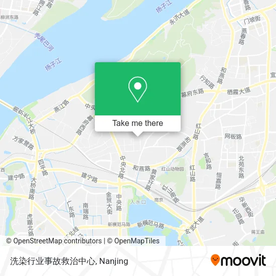 洗染行业事故救治中心 map
