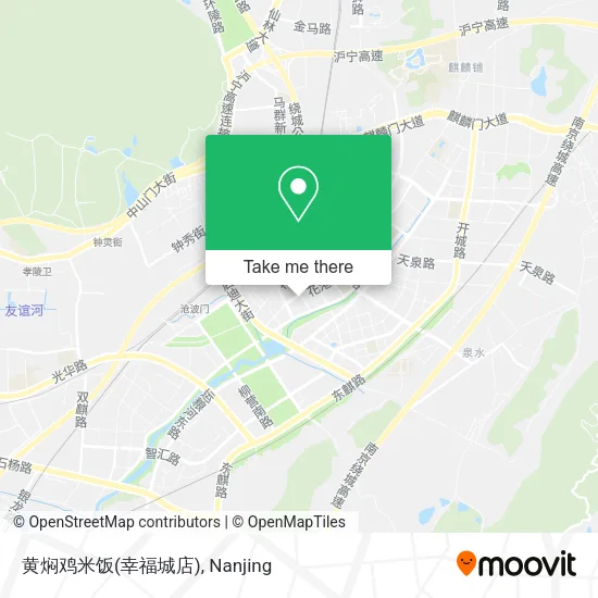黄焖鸡米饭(幸福城店) map