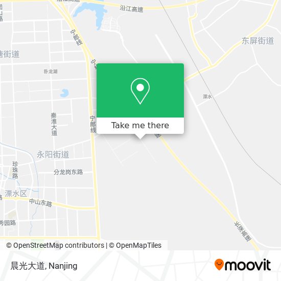 晨光大道 map