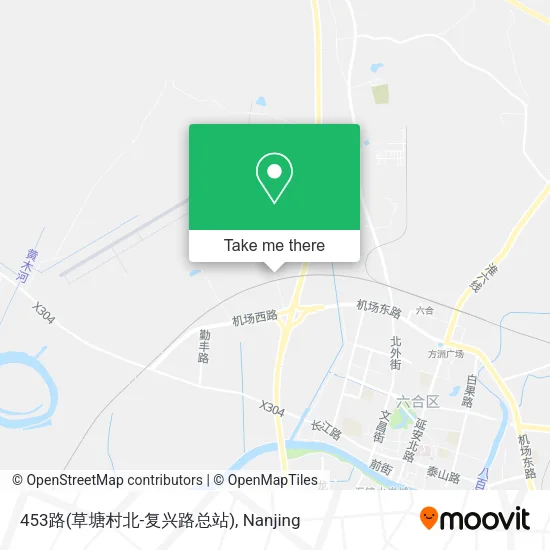 453路(草塘村北-复兴路总站) map