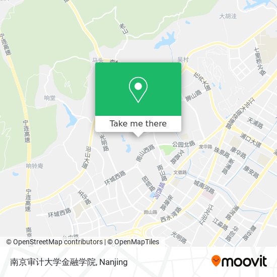 南京审计大学金融学院 map