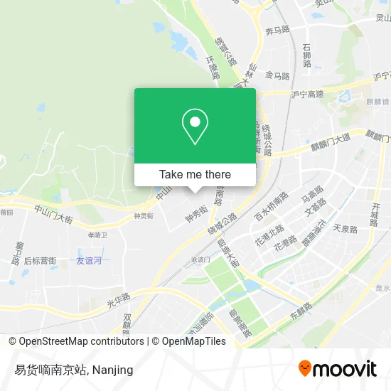 易货嘀南京站 map