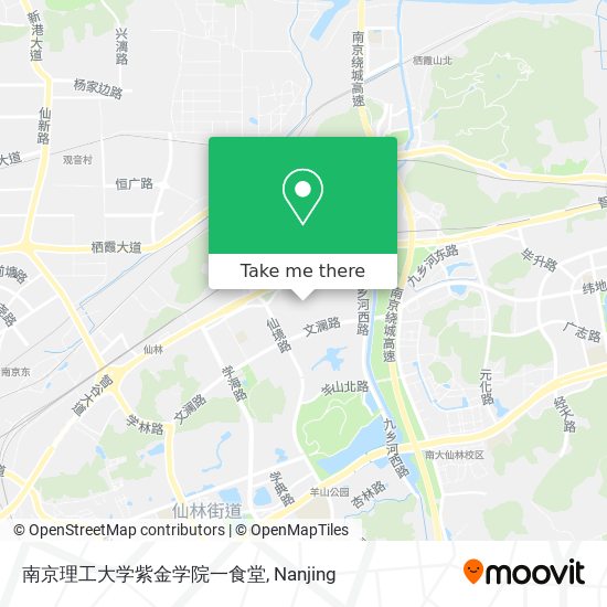 南京理工大学紫金学院一食堂 map
