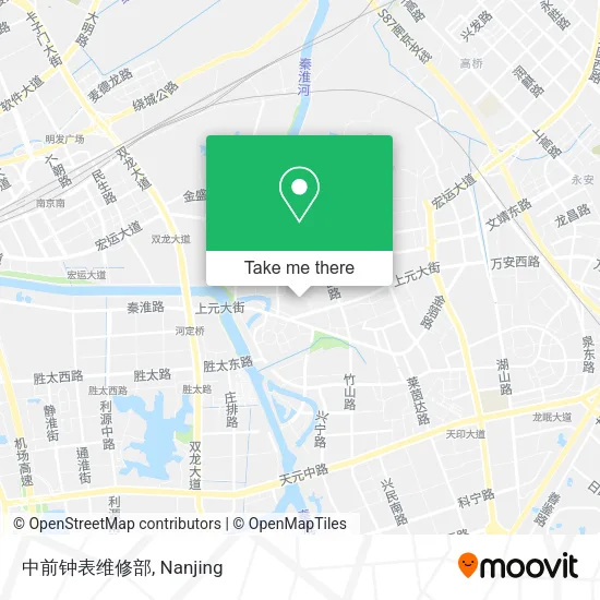 中前钟表维修部 map
