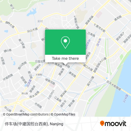 停车场(中建国熙台西南) map