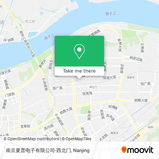 南京夏普电子有限公司-西北门 map