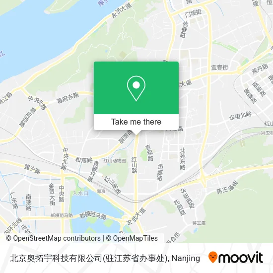 北京奥拓宇科技有限公司(驻江苏省办事处) map