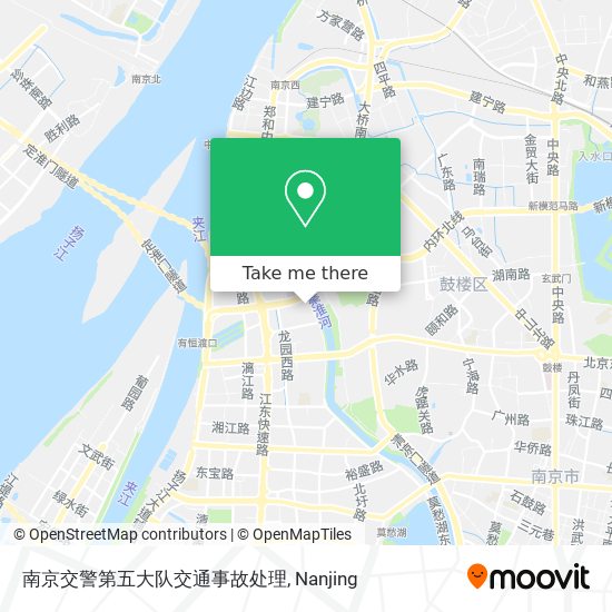 南京交警第五大队交通事故处理 map