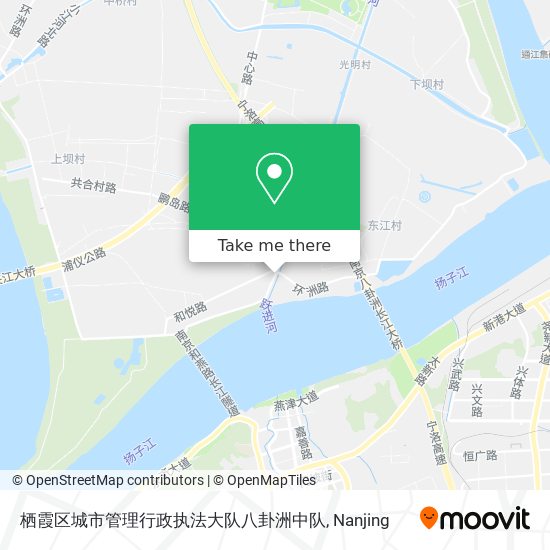 栖霞区城市管理行政执法大队八卦洲中队 map