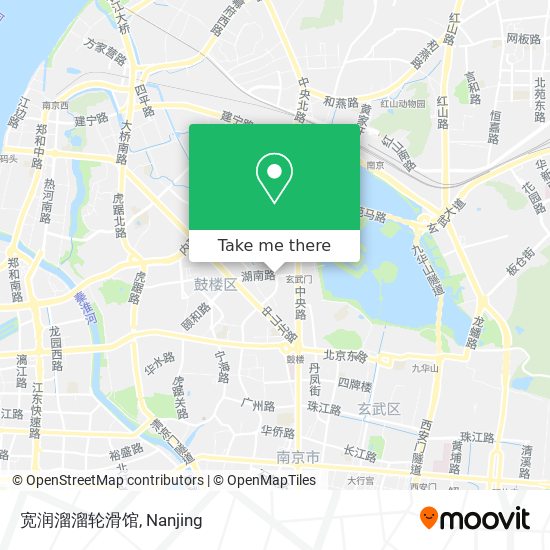 宽润溜溜轮滑馆 map