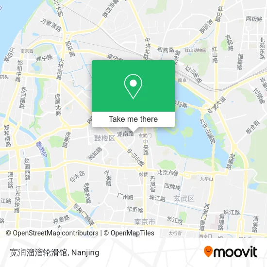 宽润溜溜轮滑馆 map