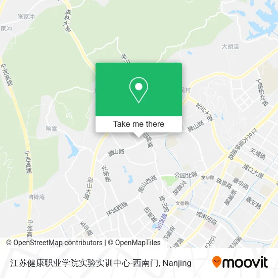 江苏健康职业学院实验实训中心-西南门 map