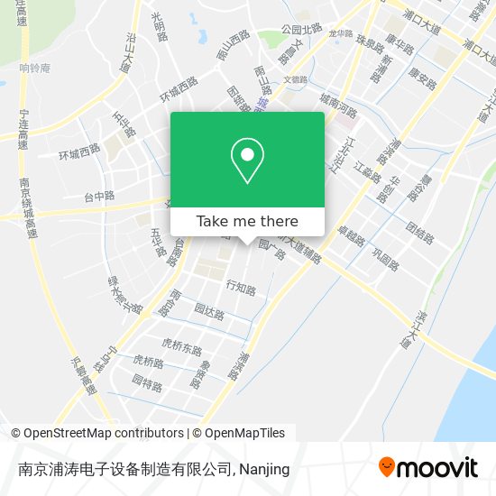 南京浦涛电子设备制造有限公司 map
