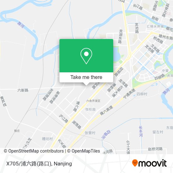 X705/浦六路(路口) map