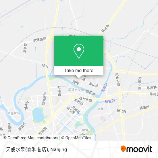 天赐水果(春和巷店) map