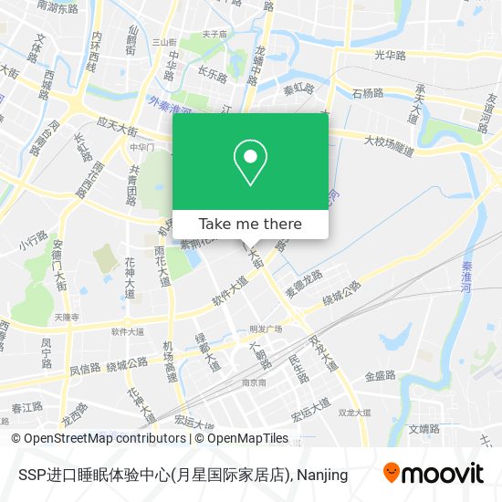 SSP进口睡眠体验中心(月星国际家居店) map