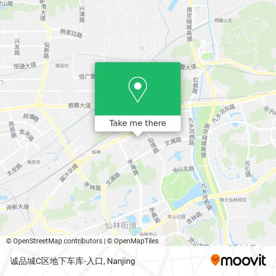 诚品城C区地下车库-入口 map