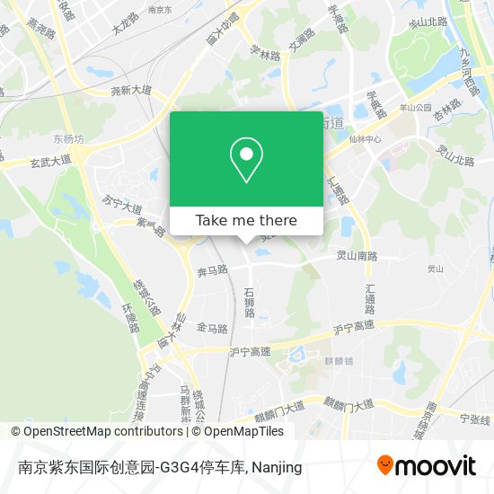 南京紫东国际创意园-G3G4停车库 map