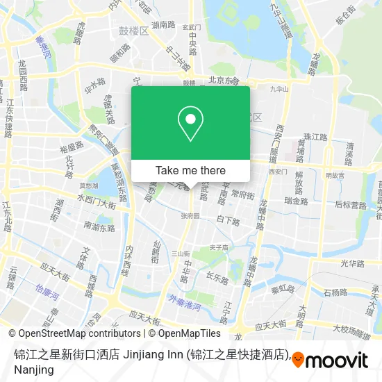 锦江之星新街口洒店 Jinjiang Inn (锦江之星快捷酒店) map