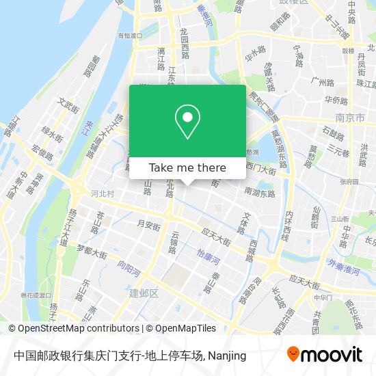 中国邮政银行集庆门支行-地上停车场 map
