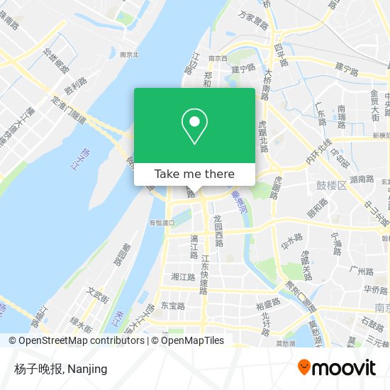 杨子晚报 map
