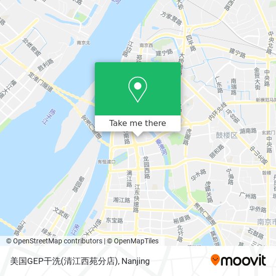 美国GEP干洗(清江西苑分店) map