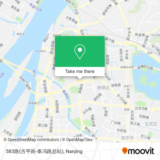 583路(古平岗-泰冯路总站) map