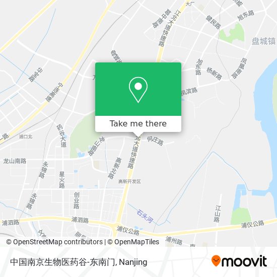 中国南京生物医药谷-东南门 map