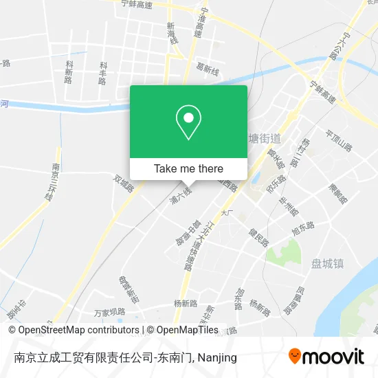 南京立成工贸有限责任公司-东南门 map
