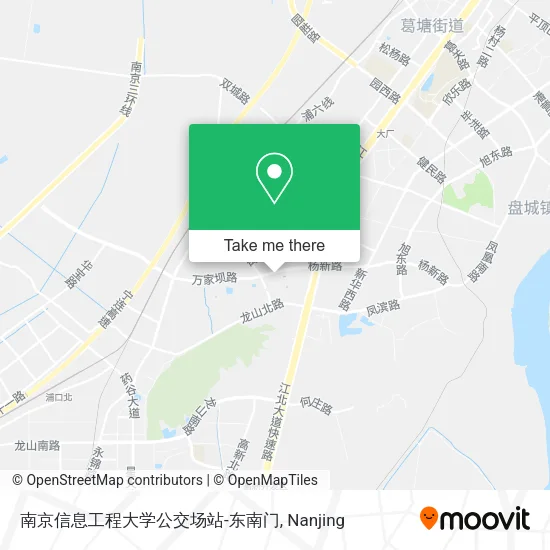 南京信息工程大学公交场站-东南门 map
