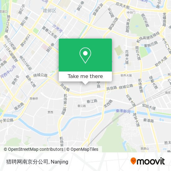 猎聘网南京分公司 map