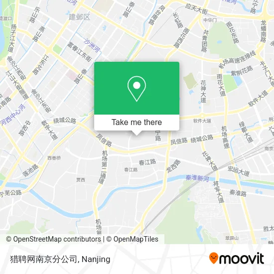 猎聘网南京分公司 map