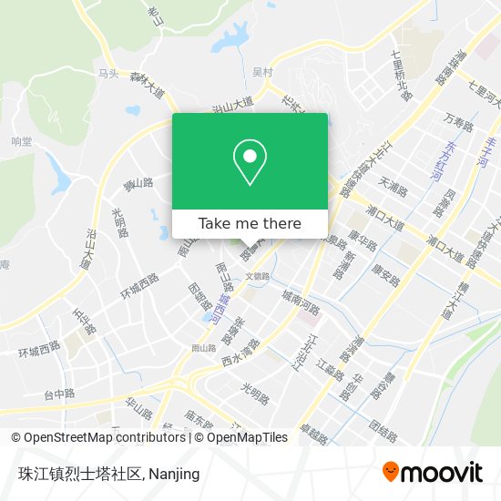 珠江镇烈士塔社区 map