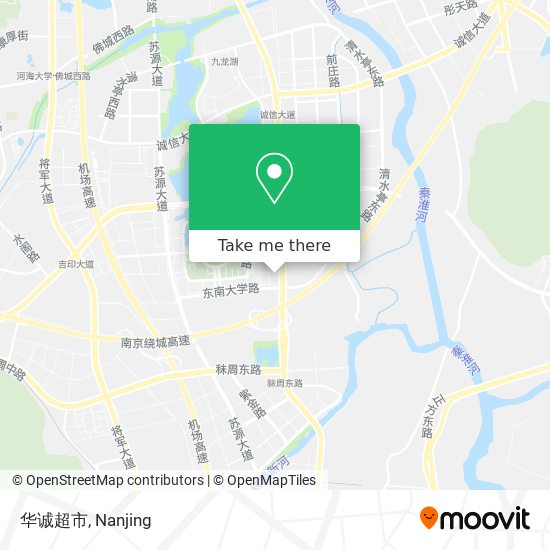 华诚超市 map