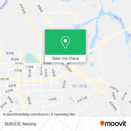 陆岗社区 map