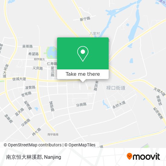 南京恒大林溪郡 map