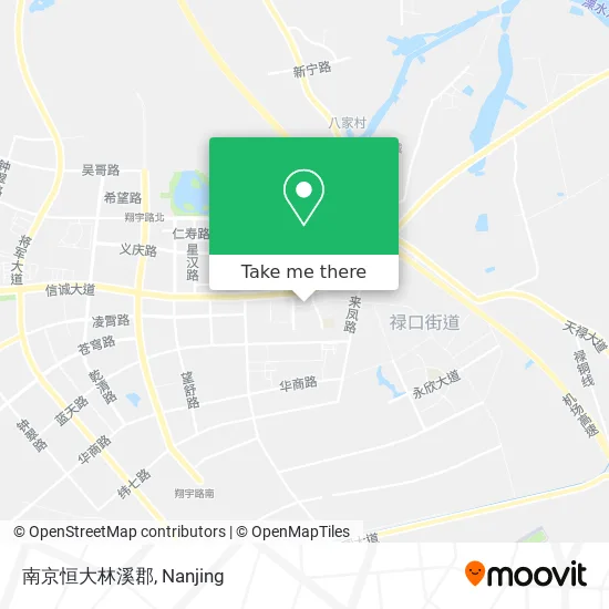 南京恒大林溪郡 map